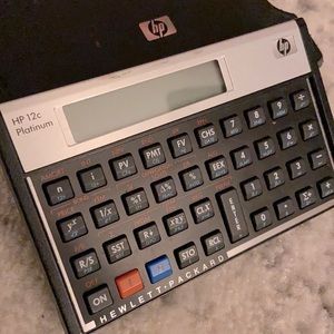 HP 12c Platinum Financial Calculator